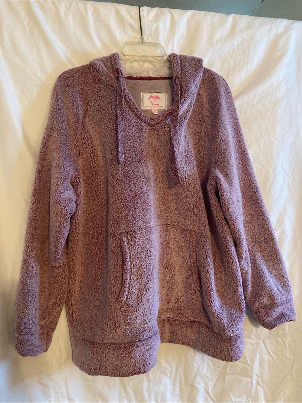 Plush comfy warm Hooded Pullover in Lavender